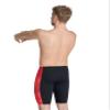 ARENA Men's Swim Jammer Halftone Team Print MaxLife Athletic Swimwear Professional Training Swimsuit Sports Bathing Suit, Black/Team Red, US Size 22 view 2
