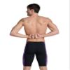 ARENA Men's Swim Jammer Halftone Team Print MaxLife Athletic Swimwear Professional Training Swimsuit Sports Bathing Suit, Black/Team Purple, US Size 38 view 2