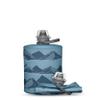 HydraPak Stow Collapsible Water Bottle  500ml  Ultralight, Leak-Proof, BPA-Free, Filter Compatible Travel & Hiking Flask - MTN Tahoe Blue view 1