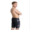 ARENA Men's Swim Jammer Halftone Team Print MaxLife Athletic Swimwear Professional Training Swimsuit Sports Bathing Suit, Black/Team Black, US Size 20 view 2