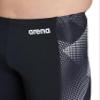 ARENA Men's Swim Jammer Halftone Team Print MaxLife Athletic Swimwear Professional Training Swimsuit Sports Bathing Suit, Black/Team Black, US Size 20 view 4