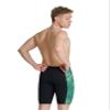 ARENA Men's Swim Jammer Halftone Team Print MaxLife Athletic Swimwear Professional Training Swimsuit Sports Bathing Suit, Black/Team Green, US Size 40 view 2
