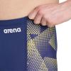 ARENA Men's Swim Jammer Halftone Team Print, MaxLife Athletic Swimwear, Professional Training Swimsuit, Sports Bathing Suit, Navy/Team Navy Yellow, US Size 22 view 4