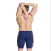 ARENA Men's Swim Jammer Halftone Team Print MaxLife Athletic Swimwear Professional Training Swimsuit Sports Bathing Suit, Navy/Team Navy Yellow, US Size 40 view 2