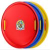 Snow Works 27" Lifetime Saucer Sled - Durable High-Density Plastic, Handles, Ideal for Adults, Kids, and Teens - 1 Person Snow Sled for Kids and Adults (Red/Yellow/Blue Pack of 3) view 1