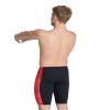 ARENA Men's Swim Jammer Halftone Team Print MaxLife Athletic Swimwear Professional Training Swimsuit Sports Bathing Suit, Black/Team Red, US Size 20 view 2