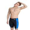 ARENA Men's Swim Jammer Halftone Team Print MaxLife Athletic Swimwear Professional Training Swimsuit Sports Bathing Suit, Black/Team Royal, US Size 20 view 1