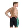 ARENA Men's Swim Jammer Halftone Team Print MaxLife Athletic Swimwear Professional Training Swimsuit Sports Bathing Suit, Black/Team Green, US Size 20 view 2