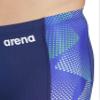 ARENA Men's Swim Jammer Halftone Team Print MaxLife Athletic Swimwear Professional Training Swimsuit Sports Bathing Suit, Navy/Team Blue Green, US Size 36 view 4