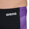 ARENA Men's Swim Jammer Halftone Team Print MaxLife Athletic Swimwear Professional Training Swimsuit Sports Bathing Suit, Black/Team Purple, US Size 24 view 4