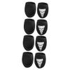 BESPORTBLE 4pairs Cycling Shoe Covers Half-Slip Overshoes Reflective Stripes Windproof and Warm for Outdoor Riding