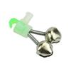 30 Pcs Fishing Twin Bells Ring Chime Fishing Bells for Rods Clip on Trekking Poles Holders Rattle Stainless Steel view 3