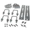 A.A 10" Galvanized Swivel Top Bunk Bracket Kit with Hardware for Boat Trailer, fits 3x3 Cross Members, Heavy Duty (4 Pack) view 1