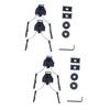 BESPORTBLE 2pcs Fast Helmet Rail Adapter for Headphones Black Helmet Mount Outdoor view 1
