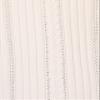 Adrianna Papell Diffusion Women's Open V-Neck Polo Mix Rib Cable Sweater with Short Sleeves, Ivory/Black, XL view 3