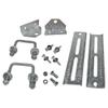 A.A 10" Galvanized Swivel Top Bunk Bracket Kit with Hardware for Boat Trailer, fits 2x3 Cross Members, Heavy Duty (2 Pack) view 1