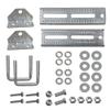 A.A 10" Galvanized Swivel Top Bunk Bracket Kit with Hardware for Boat Trailer, fits 2x3 Cross Members, Heavy Duty (2 Pack) view 2