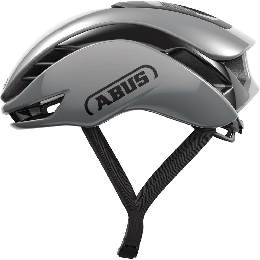 ABUS Gamechanger 2.0 Aero Road Bike Helmet  Lightweight Road Cycling Helmet  High-Performance Helmet for Men & Women - Race Grey, Large