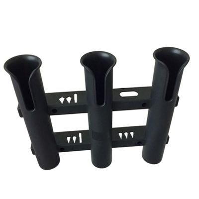 BESPORTBLE Fishing Rod Rack Boat Marine Fishing Rod Holder Angler Accessory Marine Stainless Steel Triple Row