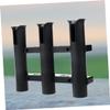 BESPORTBLE Fishing Rod Rack Boat Marine Fishing Rod Holder Angler Accessory Marine Stainless Steel Triple Row view 4