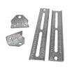 A.A 12" Galvanized Swivel and Top Bunk Bolster Bracket for Boat Trailer, Heavy Duty (2 Pack view 1