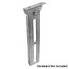 A.A 12" Galvanized Swivel and Top Bunk Bolster Bracket for Boat Trailer, Heavy Duty (2 Pack view 3