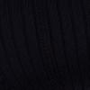 Adrianna Papell Diffusion Women's Open V-Neck Polo Mix Rib Cable Sweater with Short Sleeves, Navy/Ivory, XL view 3