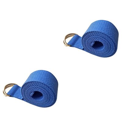 BESPORTBLE 2pcs Fitness Belt Go Fit Bands for Exercising Streching Strap Gym Accessories Bands for Exercise Yoga Strap for Stretching D Ring Yoga Strap Sports Belt Yoga Rope Stretch Belt