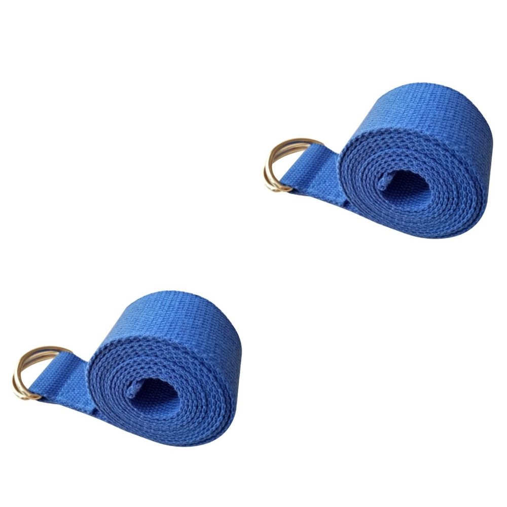 BESPORTBLE 2pcs Fitness Belt Go Fit Bands for Exercising Streching Strap Gym Accessories Bands for Exercise Yoga Strap for Stretching D Ring Yoga Strap Sports Belt Yoga Rope Stretch Belt