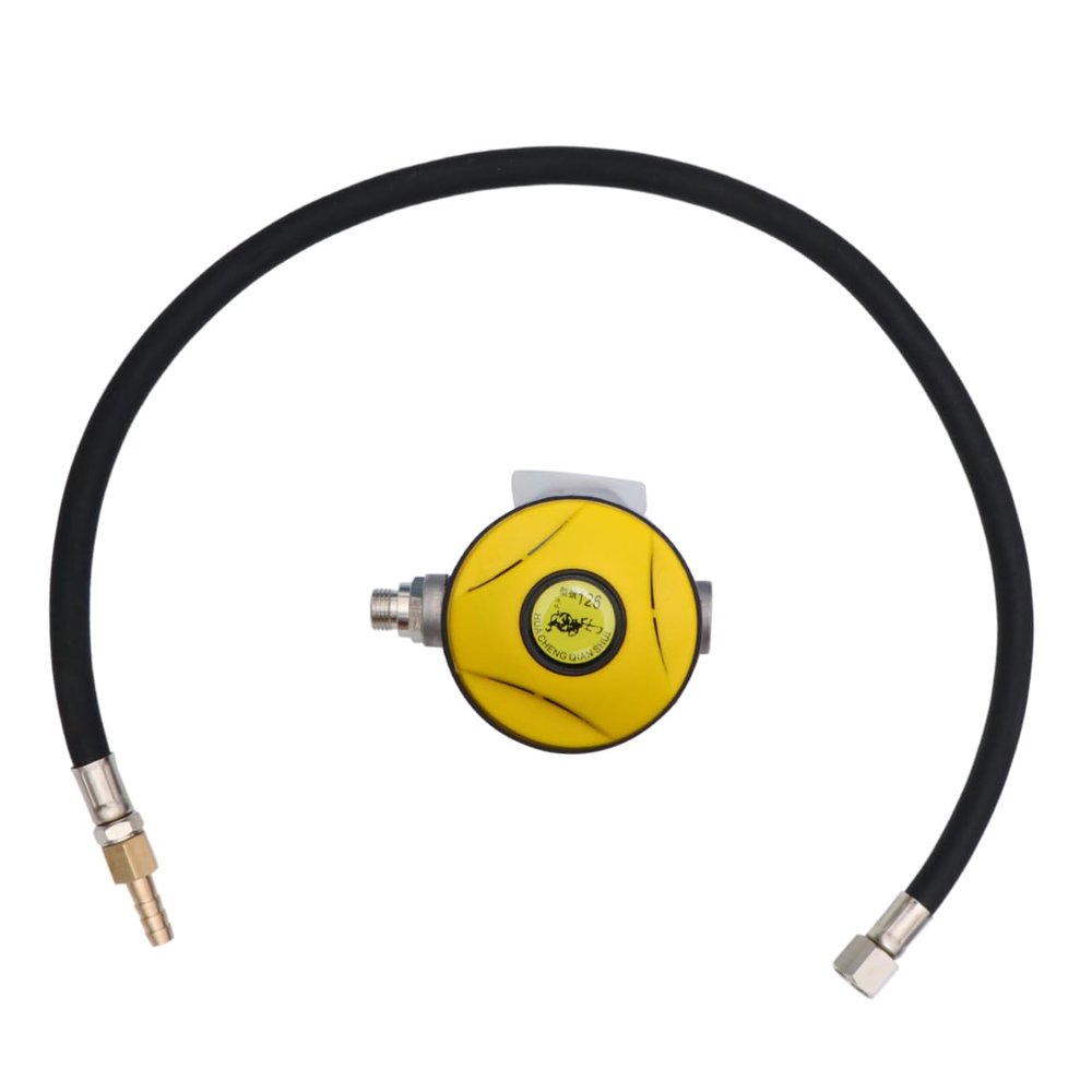 BESPORTBLE 1pc Diving Breathing Apparatus Silicone Diving Secondary Regulator Yellow Lightweight and for Recreational and for Beginners and Enthusiasts