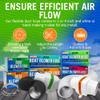 Boat Blower Hose, 4 Inch Marine Exhaust Hose, 10 Ft Flexible PVC Duct for Bilge, Engine Compartment, Galley, Head, or Dryer Vent, Black view 4