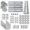 A.A 12" Galvanized Swivel Top Bunk Bracket Kit with Hardware for Boat Trailer, fits 2x3 Cross Members, Heavy Duty (4 Pack) view 2