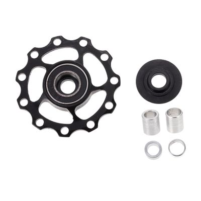 BESPORTBLE 1pc Rear Derailleur Pulley for Mountain CNC Machined Tension Wheel Metal Bearing Design for Bike Rear Transmission