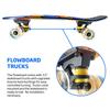 Kids Skateboard 27 Inch Complete Flowboard Skate Board W/Trucks and Light Up Wheels - Custom Scratch Free Graphics Great for Kids, Boys, Girls, Youth and Beginners 27 X 6.25 view 3