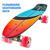Kids Skateboard 27 Inch Complete Flowboard Skate Board W/Trucks and Light Up Wheels - Custom Scratch Free Graphics Great for Kids, Boys, Girls, Youth and Beginners 27 X 6.25 view 4