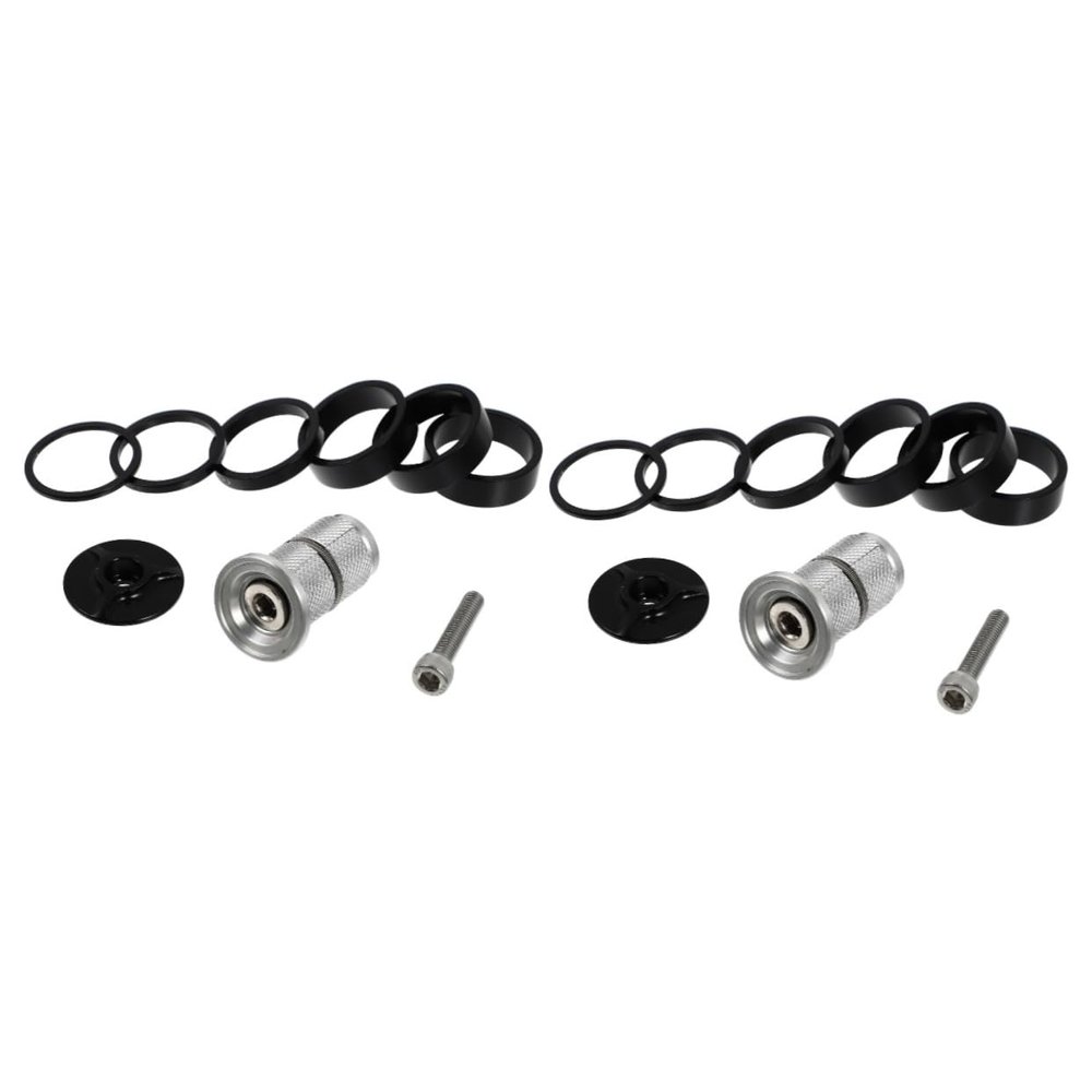 BESPORTBLE 2sets Front Fork Washer Installation Tool for Mountain and Road Spacer Reusable Accessory for Smooth Performance and Easy Setup