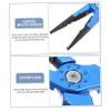GANAZONO Multifunction Fishing Pliers Durable Hook Remover and Line Cutting Tool for Freshwater and Saltwater Ergonomic Anti-Slip Handle for Easy Control view 2