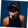 GANAZONO 1set Adult Snorkeling Mask Set Premium Snorkeling Gear for Safe and Enjoyable Underwater Exploration Full Face Design -Leak and -Fog Technology view 2