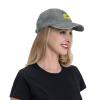 ARESU Thunderbolt A-10 Baseball Cap Man Mom Hat Unisex Duck Tongue Caps Adjustable Golf Hats, Gray view 3