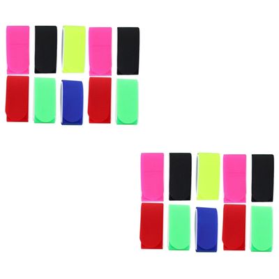 GANAZONO 20pcs Snowboard Fastening Bands Carry Straps for Secure Ski Transport Compact Design Random Material