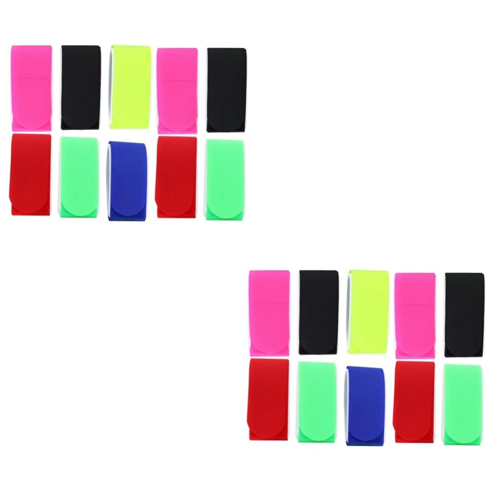 GANAZONO 20pcs Snowboard Fastening Bands Carry Straps for Secure Ski Transport Compact Design Random Material