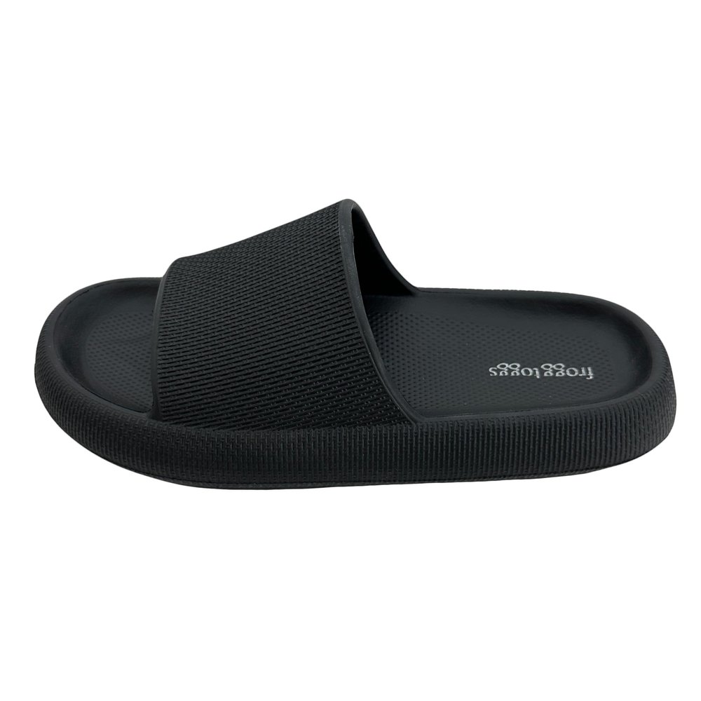 FROGG TOGGS Men's Squisheez Slide Sandal, Black, 7
