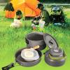 Camping Cookware Set, Portable Camping Cookware with Non-Stick Camping Pan for Camping Hiking Picnic (Color : Green) view 3