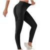 asntrgd Legging with Pockets Woman Compression Yoga Lifting Tights High Waisted Exercise Bootcut Pants Seamless Leggings view 1