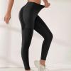 asntrgd Legging with Pockets Woman Compression Yoga Lifting Tights High Waisted Exercise Bootcut Pants Seamless Leggings view 3