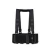 GoldenBall Velcro & Nylon Fabric High Speed 9 Pouch Chest Rig with Rig Panel - (Black) view 4