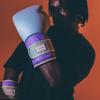 Modest Vintage Player Elite Pastel Leather Boxing Gloves - Blue (Strap-Up) (12oz) view 4
