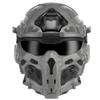 ZYGLO HL-98 Tactical Helmet with Mask, Built-in Communication Earphone and Anti-frog Fan (Grey) view 1