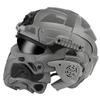 ZYGLO HL-98 Tactical Helmet with Mask, Built-in Communication Earphone and Anti-frog Fan (Grey) view 3