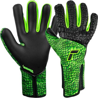 Reusch Venomous Gold X Goalkeeper Gloves, Size 11